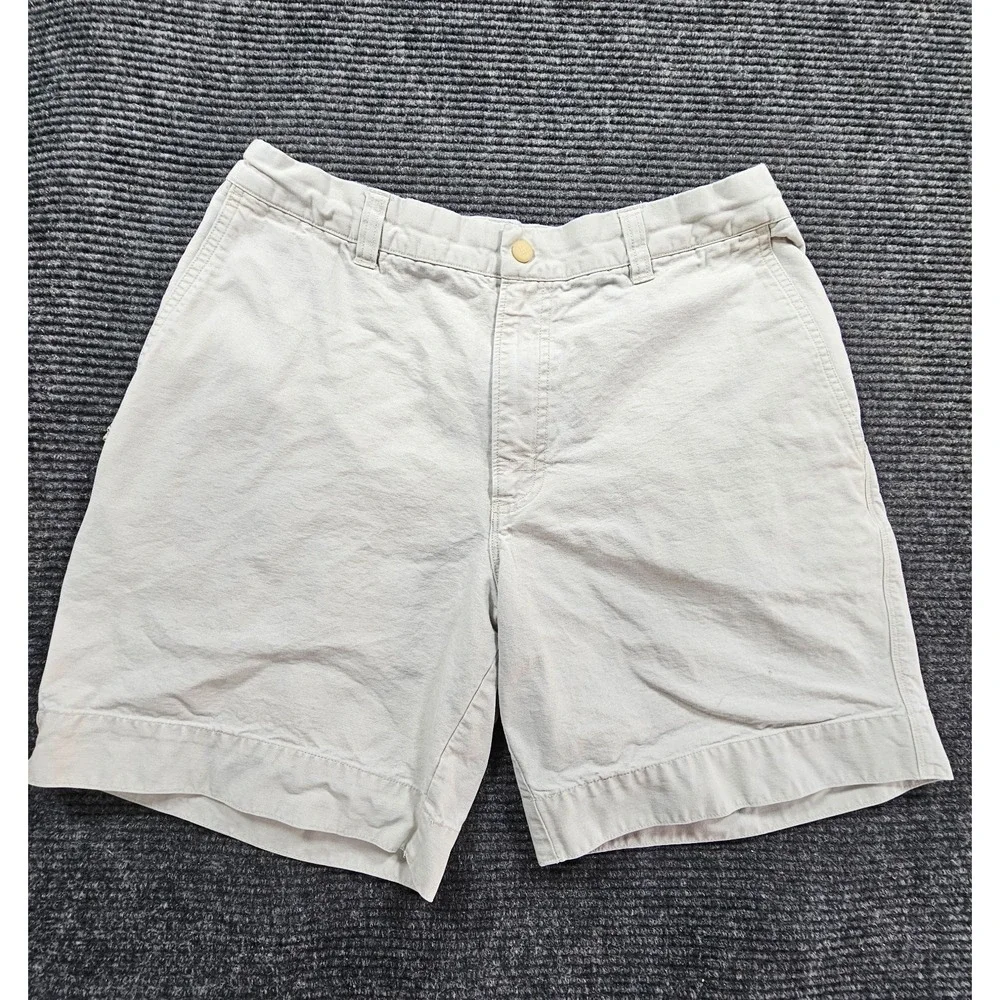 Columbia Authentic Active Cargo Shorts Mens 34 Beige Cotton Outdoor 8